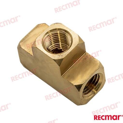 CONECTOR "T" 1/4" Recmar REC90701