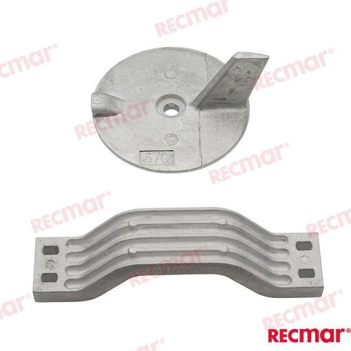KIT ANODOS A TRIM TAB ALUMINIO Recmar REC90798-1M708AL