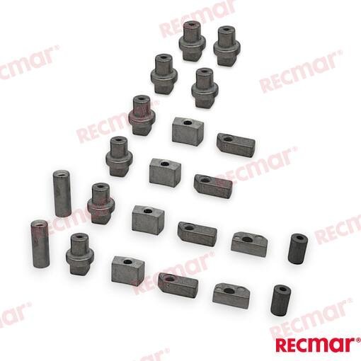 KIT ANODOS B POWERHEAD ZINC Recmar REC90798-1M720