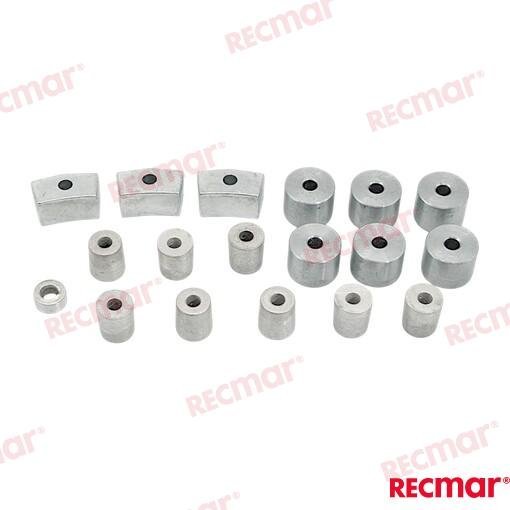 KIT ANODOS B POWERHEAD ALUMINIO Recmar REC90798-1M721AL
