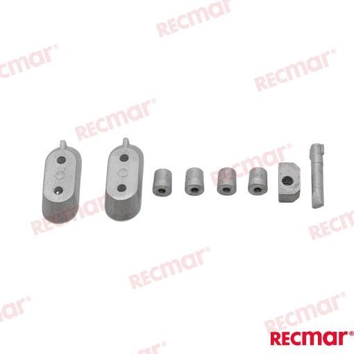 KIT ANODOS B POWERHEAD ALUMINIO Recmar REC90798-1M779AL