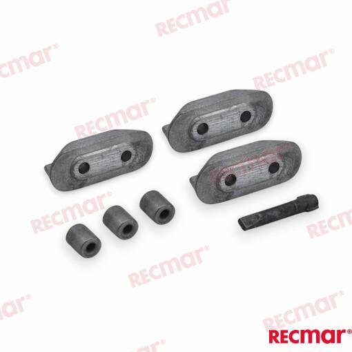 KIT ANODOS B POWERHEAD ZINC Recmar REC90798-1M780