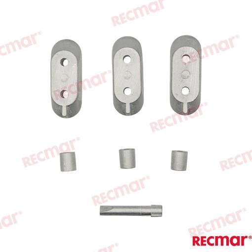 KIT ANODOS B POWERHEAD ALUMINIO Recmar REC90798-1M780AL
