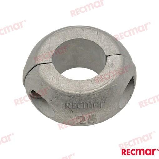 COLLAR PLANO 25mm. (ZN) Recmar REC9202