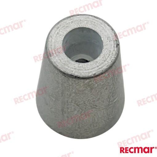 ANODO RADICE HEX. EJE 30mm (AL) Recmar REC9309AL