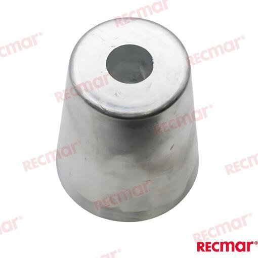 ANODO RADICE HEX. EJE 40mm (ZN) Recmar REC9311