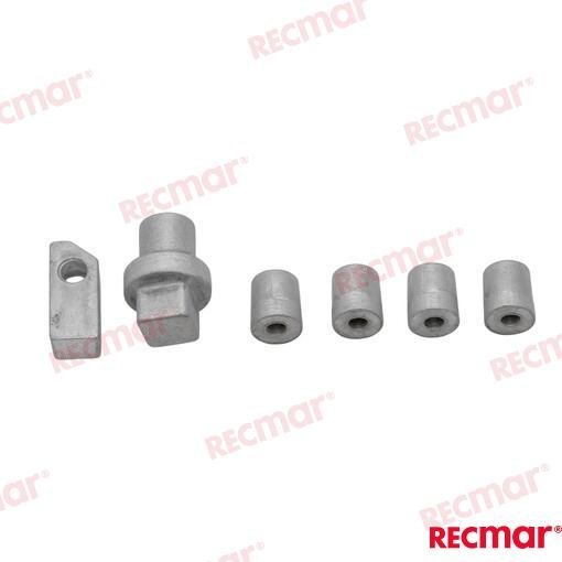 KIT ANODOS B POWERHEAD ALUMINIO Recmar RECKIT60400ANB0AL
