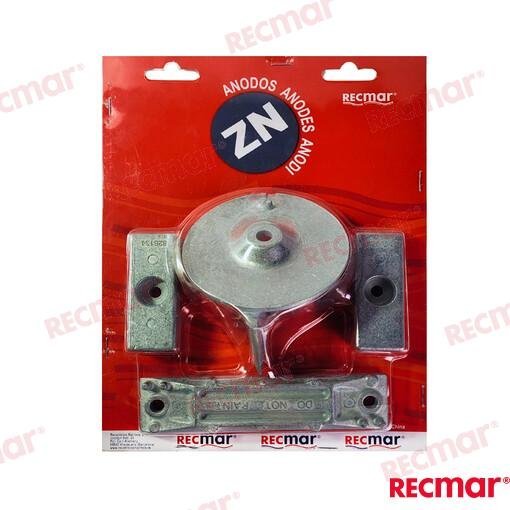 KIT ANODOS HONDA 40-50 (ZN) Recmar RECKITH40-50ZN