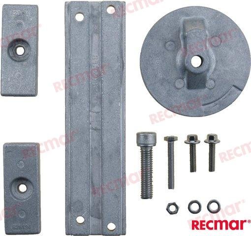 KIT ANODOS MERCURY VERADO V4 (AL) Recmar RECKITMVERADO4AL