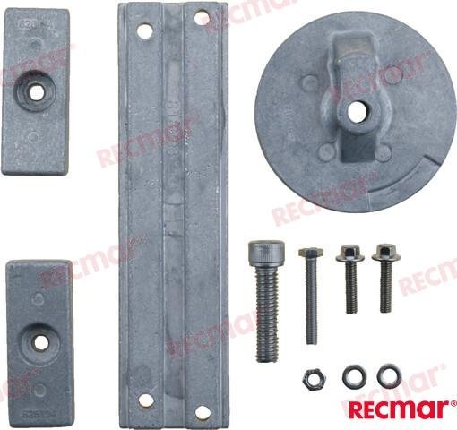 KIT ANODOS MERCURY VERADO V4 (MG) Recmar RECKITMVERADO4M