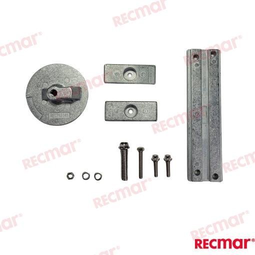 KIT ANODOS MERCURY VERADO V4 (ZN) Recmar RECKITMVERADO4ZN