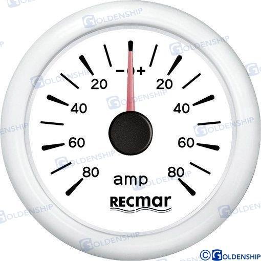 AMPERIMETRO ±80A BLANCO Recmar RECKY06300