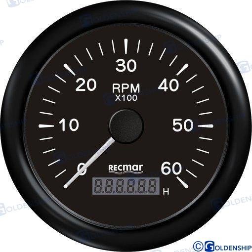 CUENTAVUELTAS 1.0/10.0 - 0/6000 RPM NEGR Recmar RECKY07205