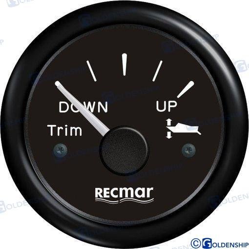 INDICADOR POSICION TRIM 0-190º NEGRO Recmar RECKY09220