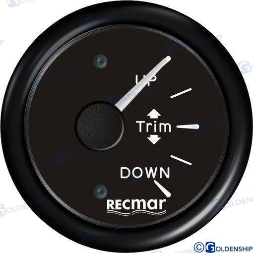 INDICADOR POSICION TRIM 160-10º NEGRO Recmar RECKY09228