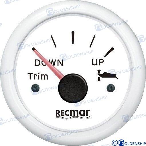 INDICADOR POSICION TRIM 0-190º BLANCO Recmar RECKY09312