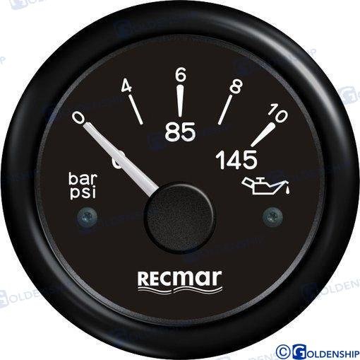 INDICADOR PRESION ACEITE 10-184º 0/10 BA Recmar RECKY15202
