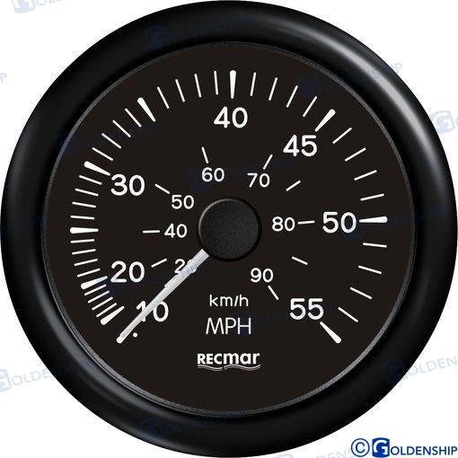 RELOJ CUENTAMILLAS 0/55 MPH NEGRO Recmar RECKY18203