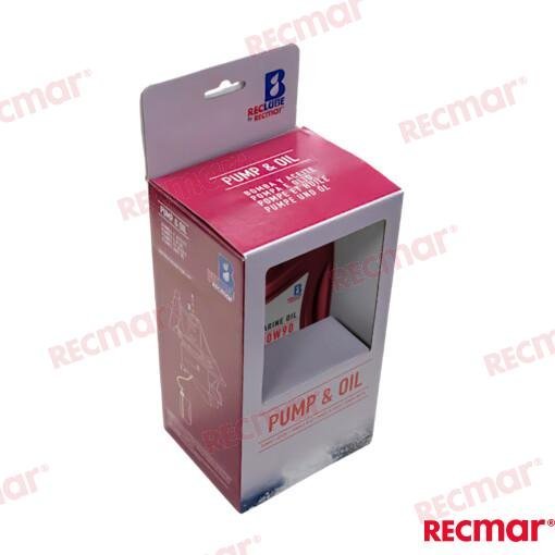 KIT DE BOMBA Y ACEITE CON ADAPTADOR Recmar RECLUBEKIT