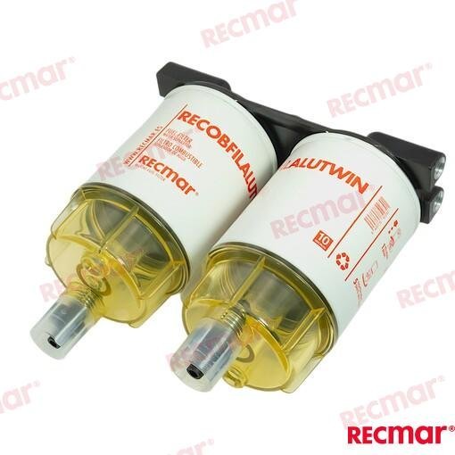 FILTRO COMBUSTIBLE DOBLE Recmar RECOBFILALUTWIN