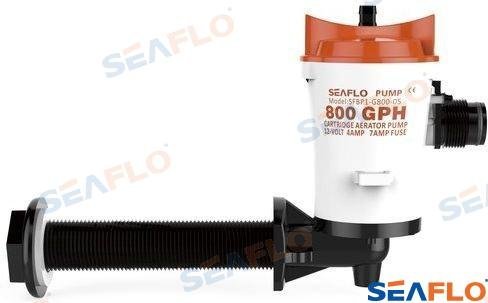 BOMBA VIVERO 800 G. 12V CODO Seaflo SFBP1G80005