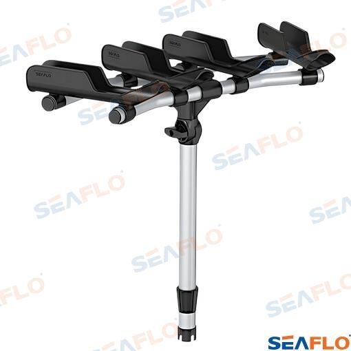 SOPORTE PORTACAÑAS NEGRO CUADRUPLE Seaflo SFRH06041B