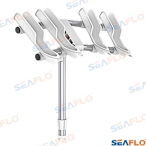 SOPORTE PORTACAÑAS BLANCO CUADRUPLE Seaflo SFRH06041W