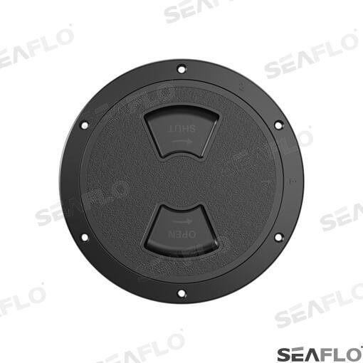 TAPA REGISTRO 4" NEGRO Seaflo SFRH200402