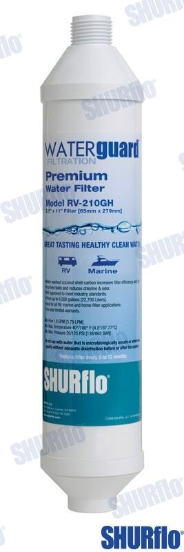 FILTRO AGUA DULCE 1/2" Shurflo SHRV-210BRB-A