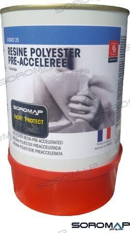 RESINA POLIESTER+CATALIZADOR 750GR. Soromap SOR140100