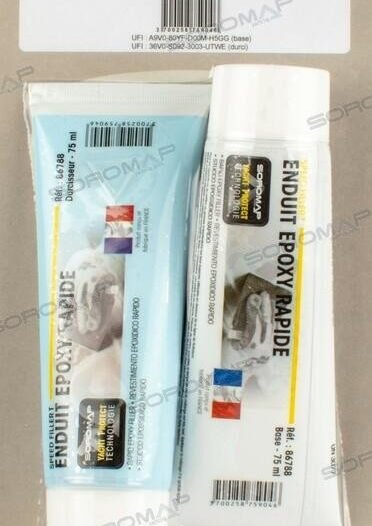 EPOXI-RESINA BAJO LINEA FLOTACION TUBO 1 Soromap SOR86788