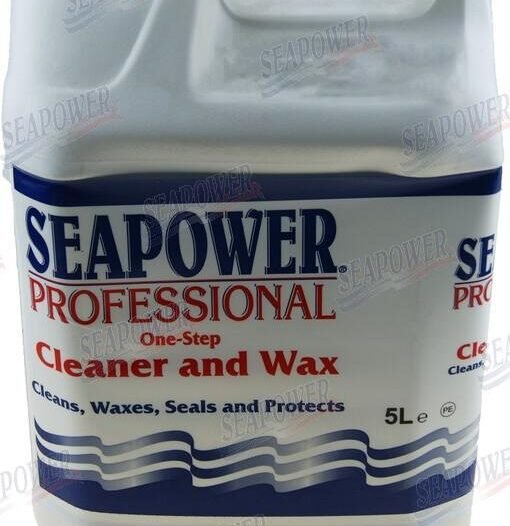 SEAPOWER CLEANER & WAX 5 LT. Seapower SPCW5