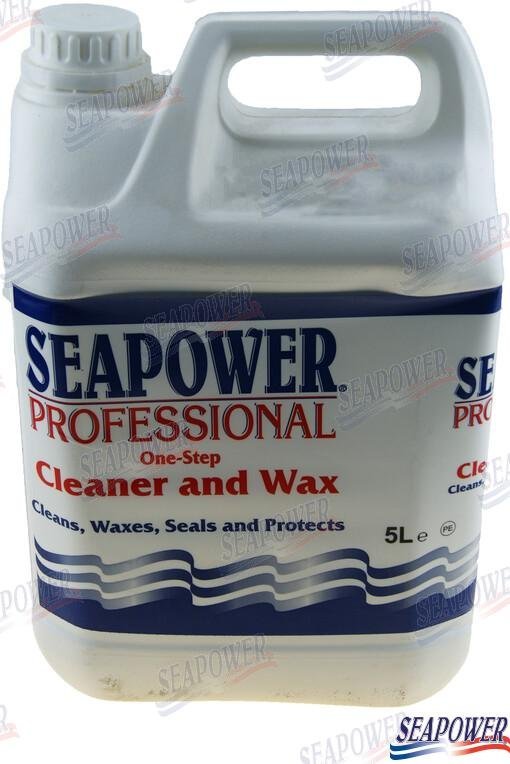 SEAPOWER CLEANER & WAX 5 LT. Seapower SPCW5