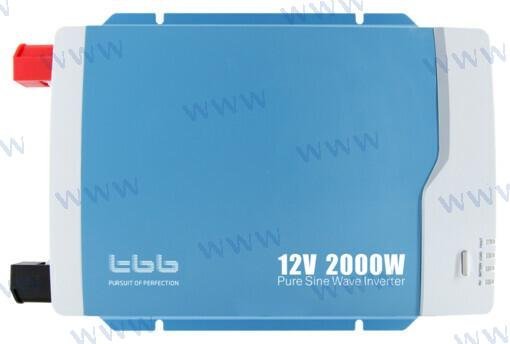 CONVERTIDOR ONDA PURA 12V 2000W TBB TBIH2000L