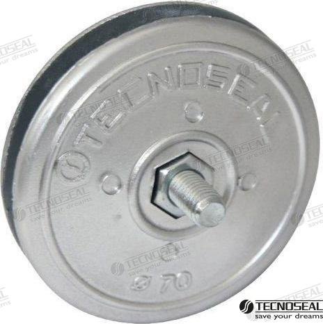 ANODO DISCO DOBLE ZINC Ø 70MM Tecnoseal TEN00101E