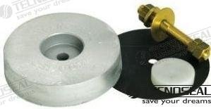 ANODO POPA ZINC Ø 140MM COMPLETO Tecnoseal TEN00131C