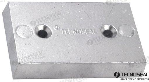 ANODO RECTANGULAR ZINC 110X65X20MM Tecnoseal TEN00212