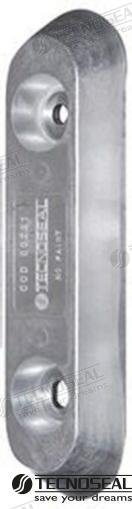 PLACA VETUS ALUMINIO 240X65X29MM H.C.140 Tecnoseal TEN00221AL