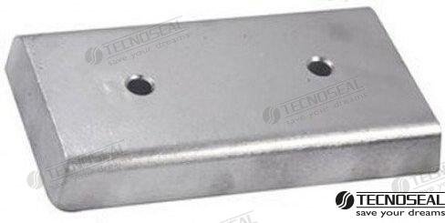 ANODO RECTANGULAR ZINC 200X100X30MM Tecnoseal TEN00241