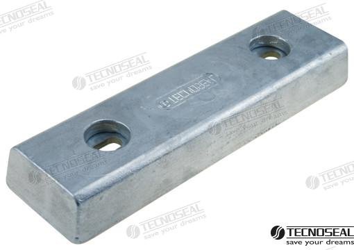 ANODO RECTANGULAR ZINC 300X80X46MM Tecnoseal TEN00245