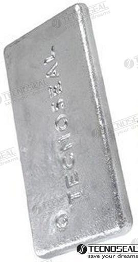 ANODO CALDAIA ZINC 300X150X15MM Tecnoseal TEN00251