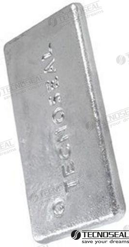 ANODO CALDAIA ZINC 300X150X20MM Tecnoseal TEN00252