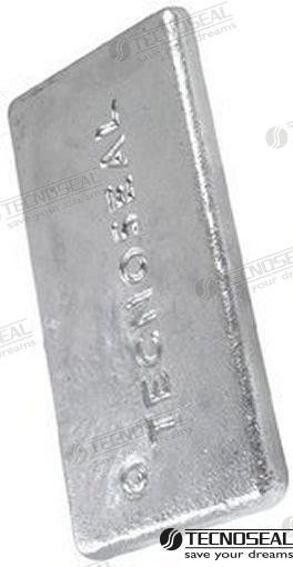 ANODO CALDAIA ZINC 300X150X25MM Tecnoseal TEN00253