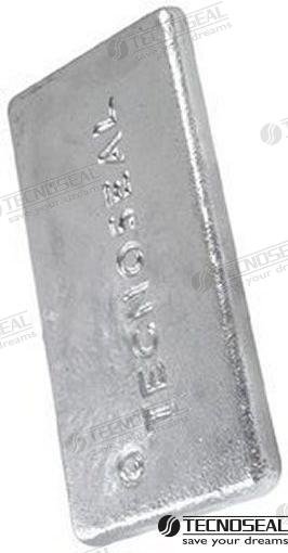 ANODO CALDAIA ALU 300X150X26MM H.C125 Tecnoseal TEN00255AL