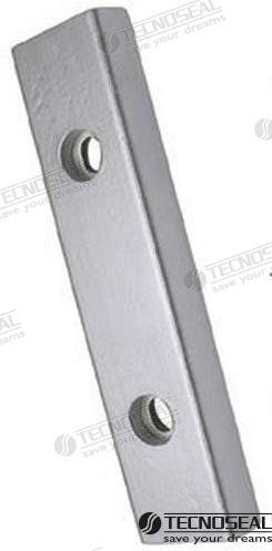 ANODO PLACA ZINC 455X105X40MM 9 KG Tecnoseal TEN00275E
