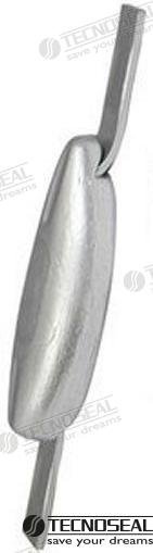 ANODO PEZ ZINC 50X25X5MM 1KG Tecnoseal TEN00301E
