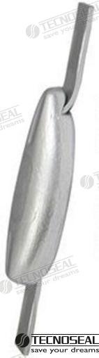 ANODO PEZ ZINC 90X30X6MM 3KG Tecnoseal TEN00304E