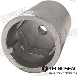 ANODO RADICE HEXAGONAL ZINC EJE 50MM Tecnoseal TEN00405E