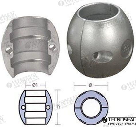 COLLARIN ZINC EJE 1 1/8" Tecnoseal TEN00505