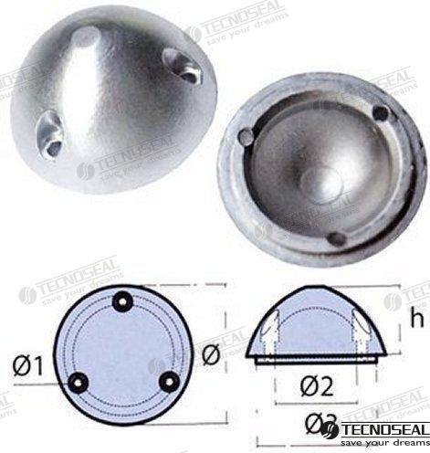 ANODO HELICE VARIPROP 68 Ø 78MM ZINC  TEN01071